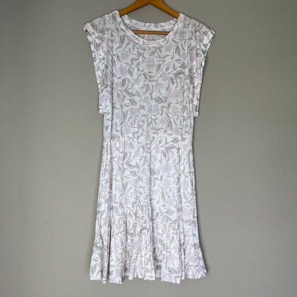 Rebecca Taylor Linen Dress Size Small Floral Casual Summer LightweightLi - Picture 2 of 5
